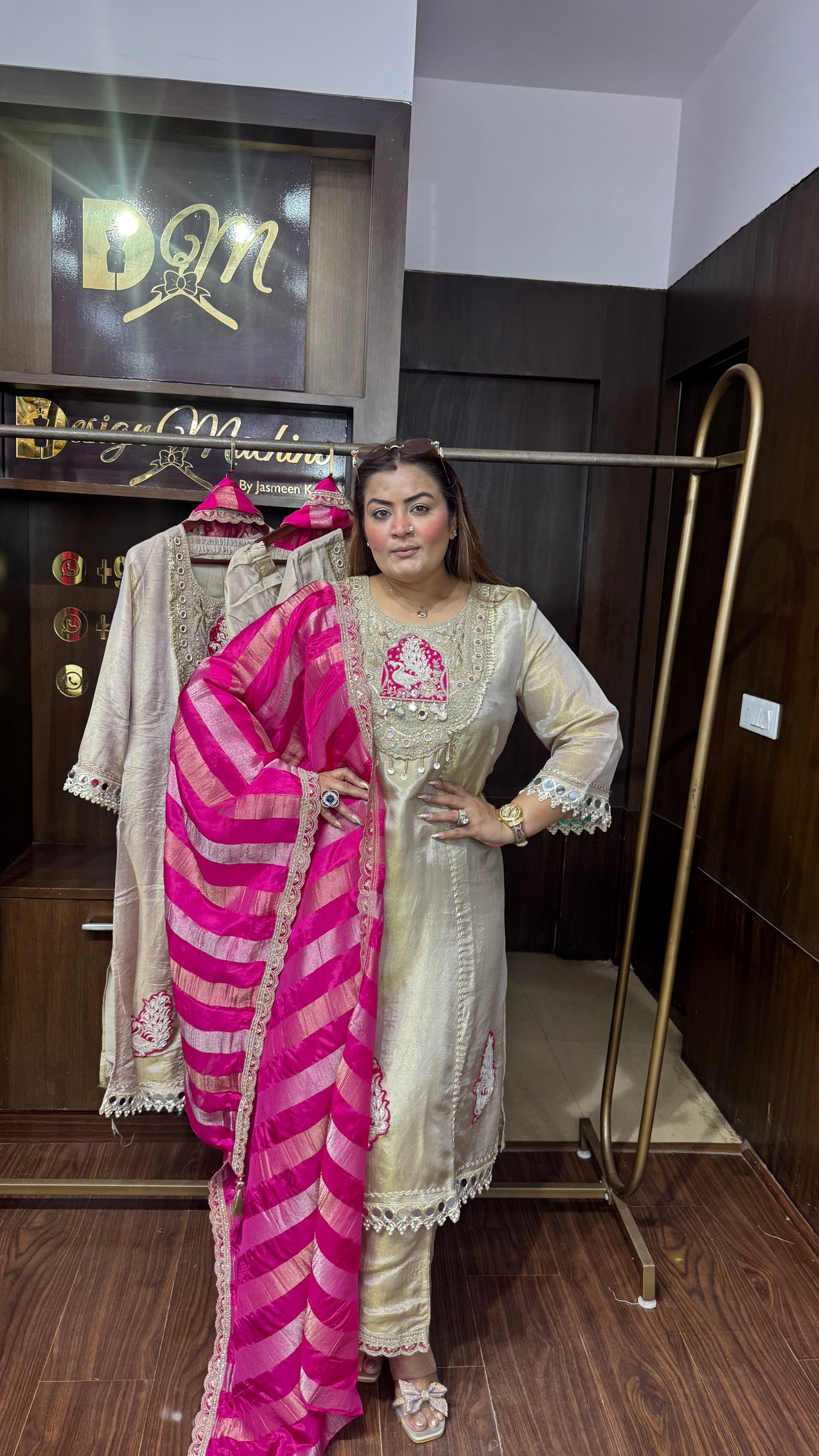 Beautiful Glass Tissue Suit