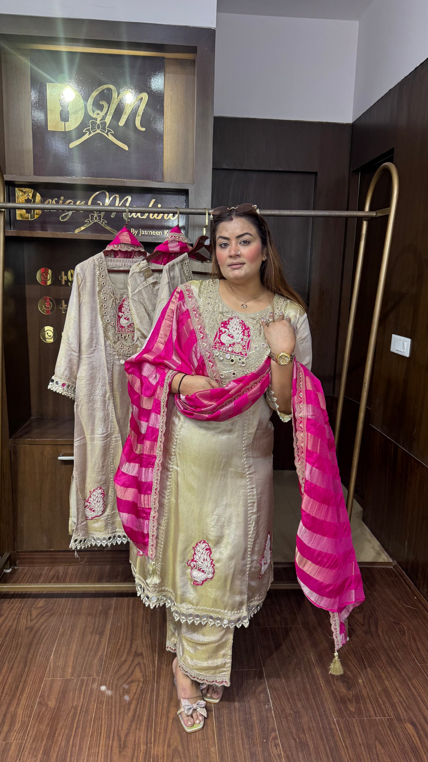 Beautiful Glass Tissue Suit