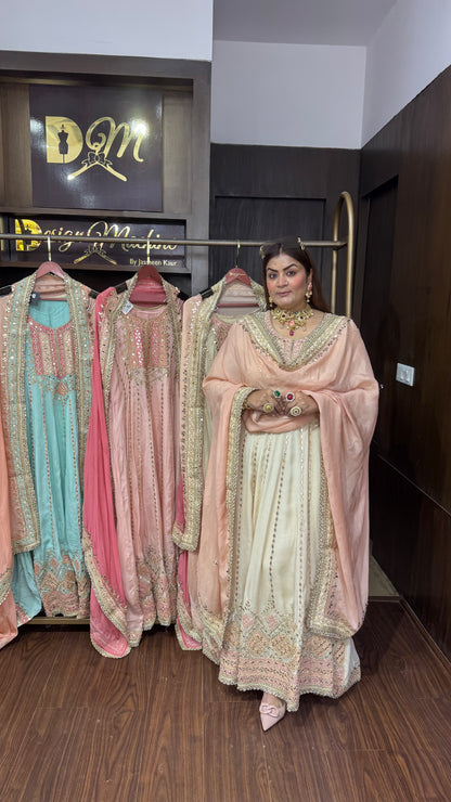 Pure Chinnon (Anarkali Suit)