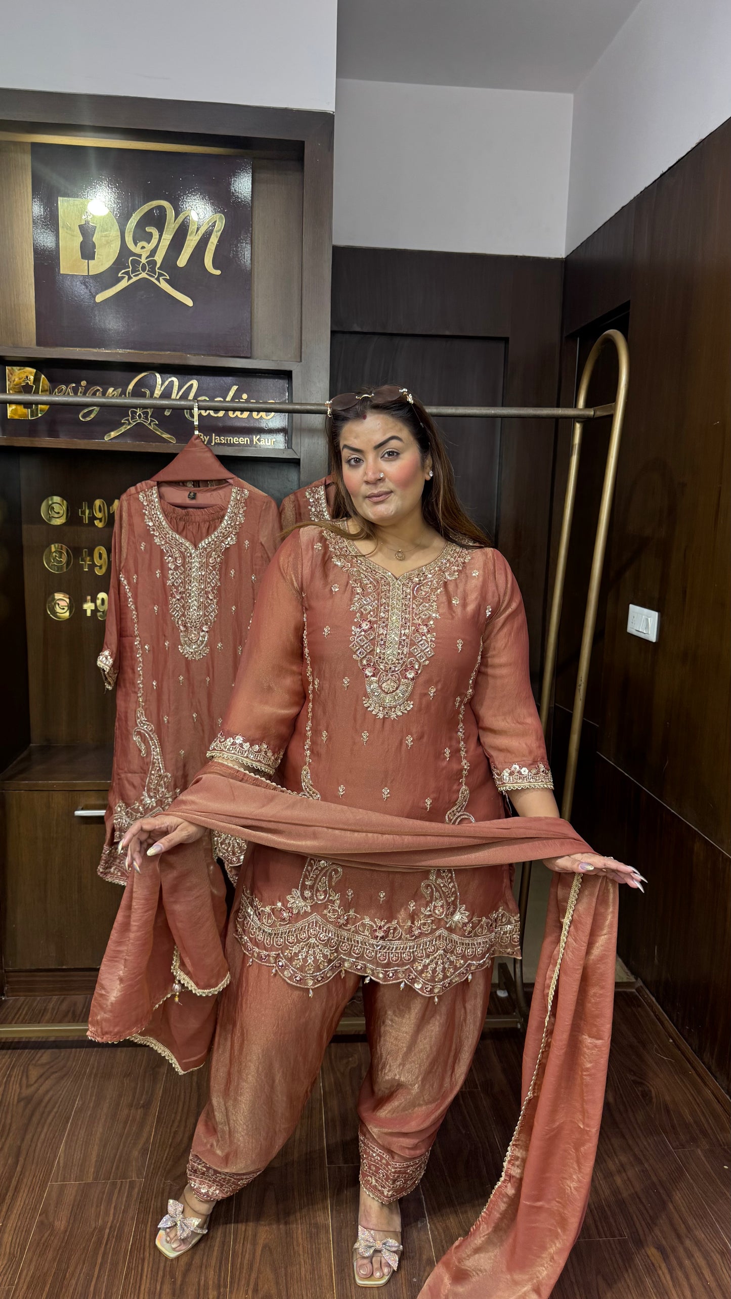 Beautiful Glass Tissue Suit