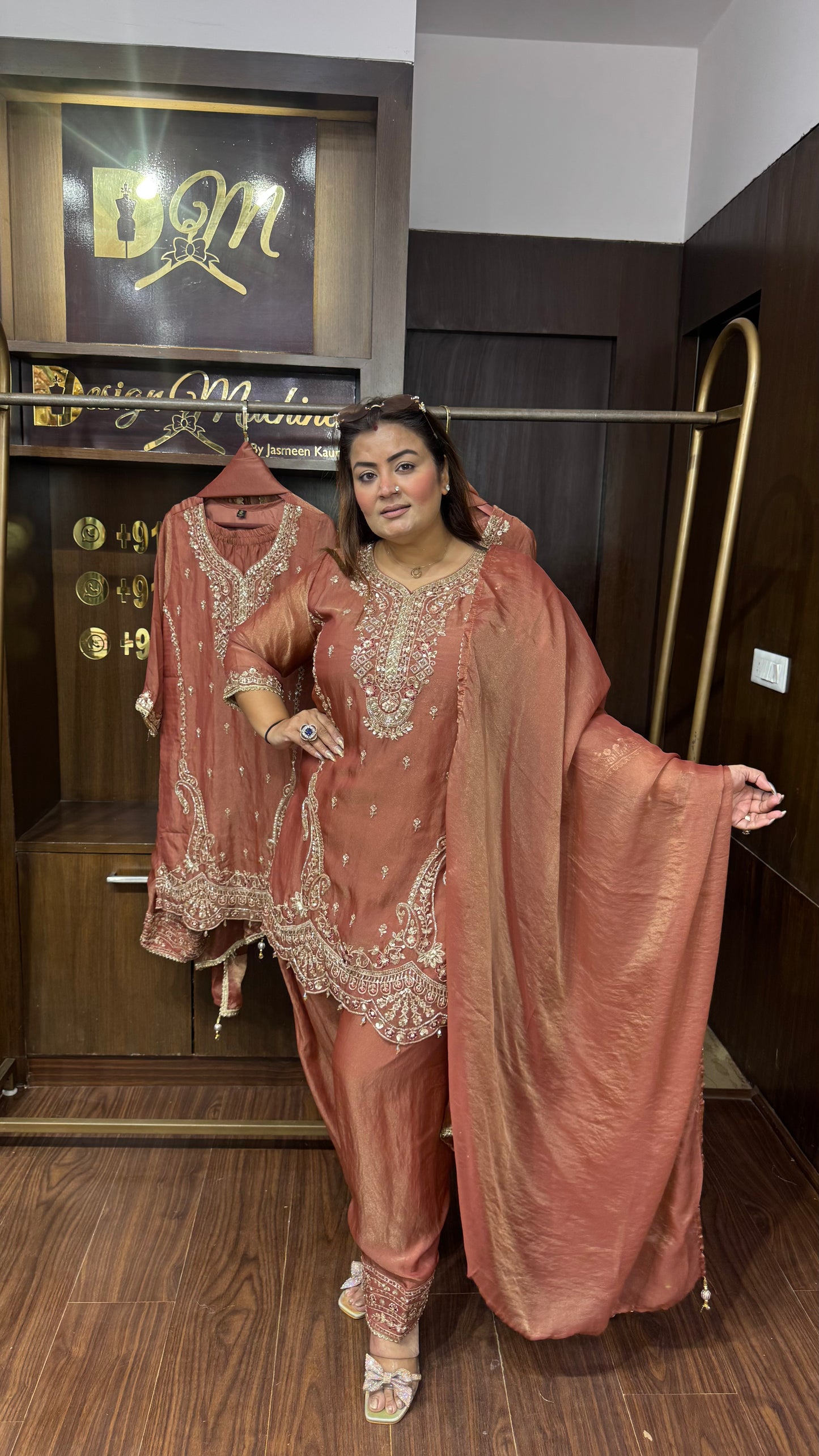 Beautiful Glass Tissue Suit