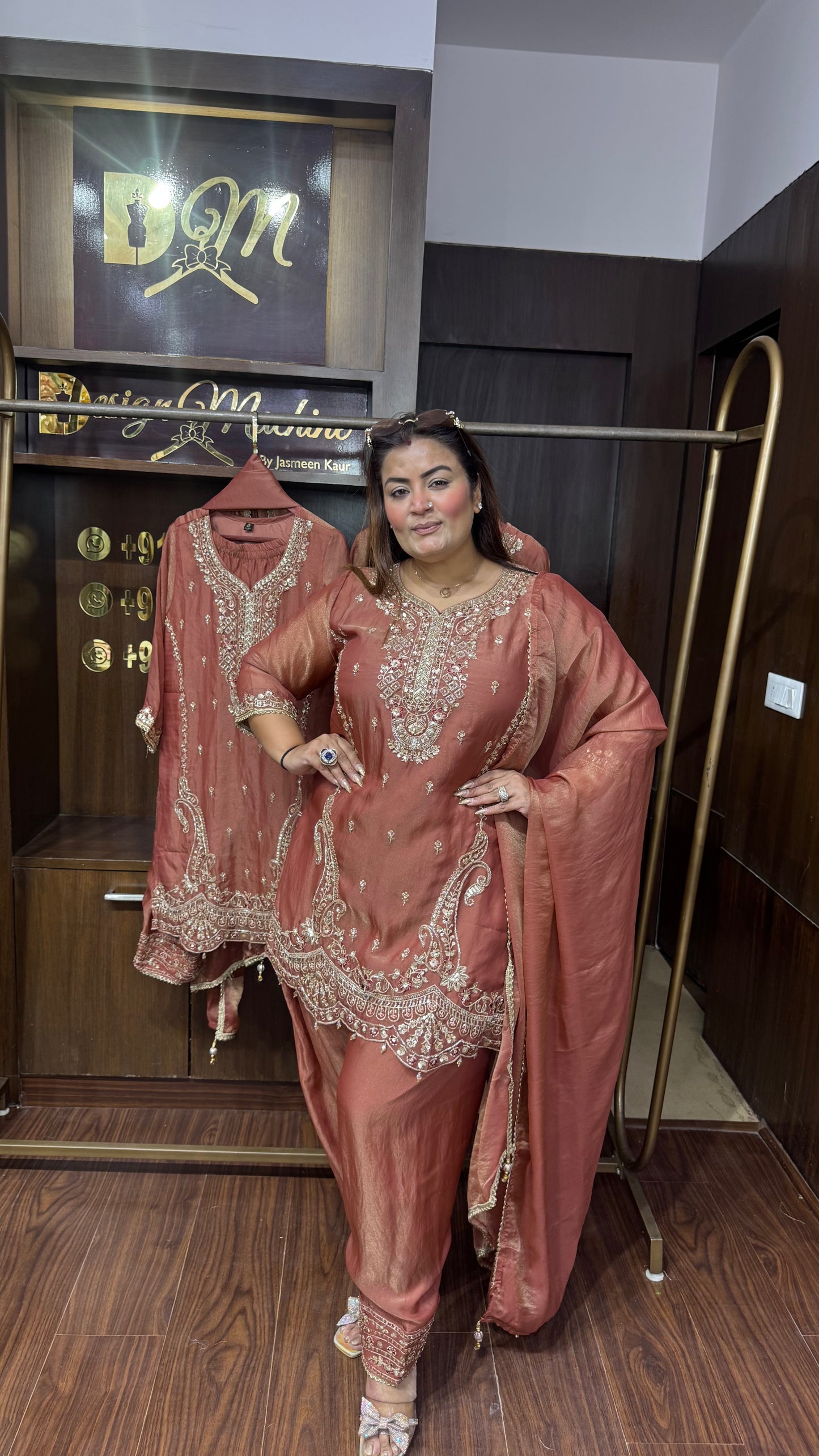 Beautiful Glass Tissue Suit