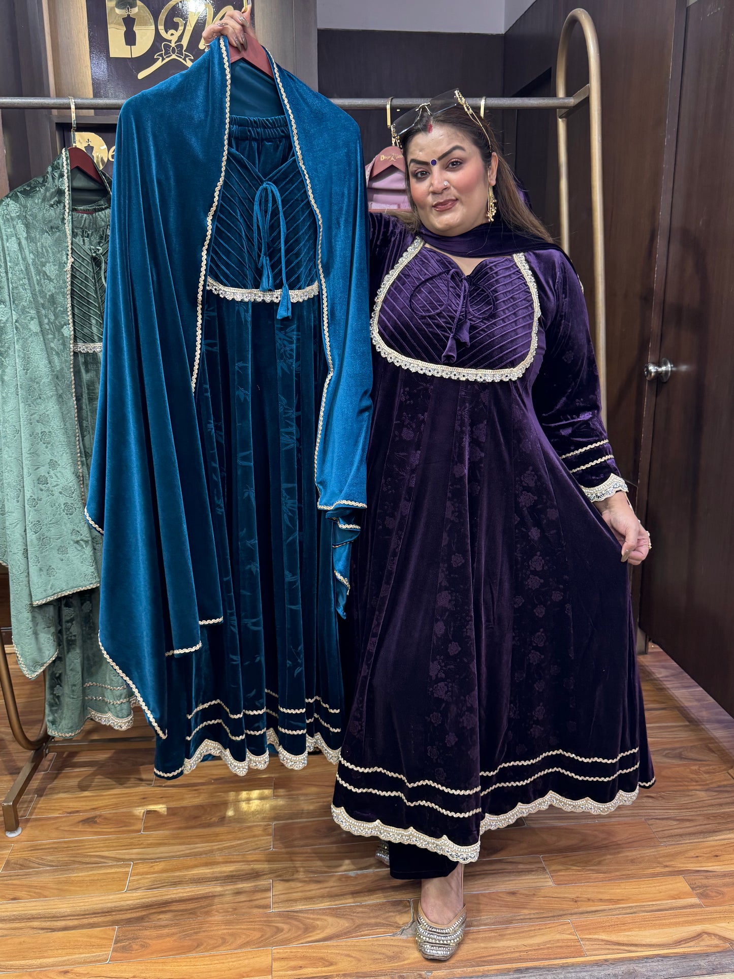 Ruhani Velvet (Anarkali)