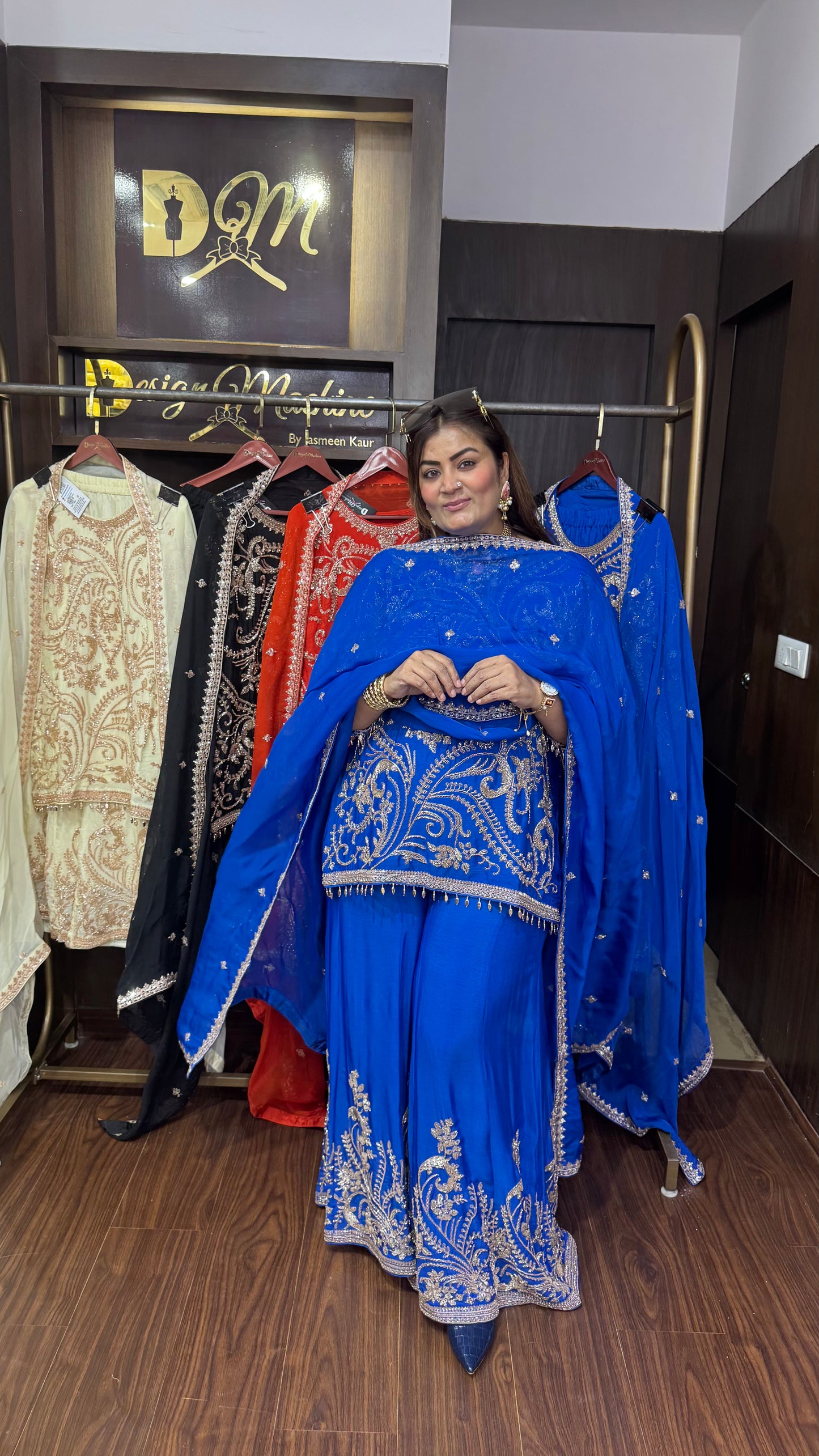 Loryxis (Pure Chinnon Sharara Suit)