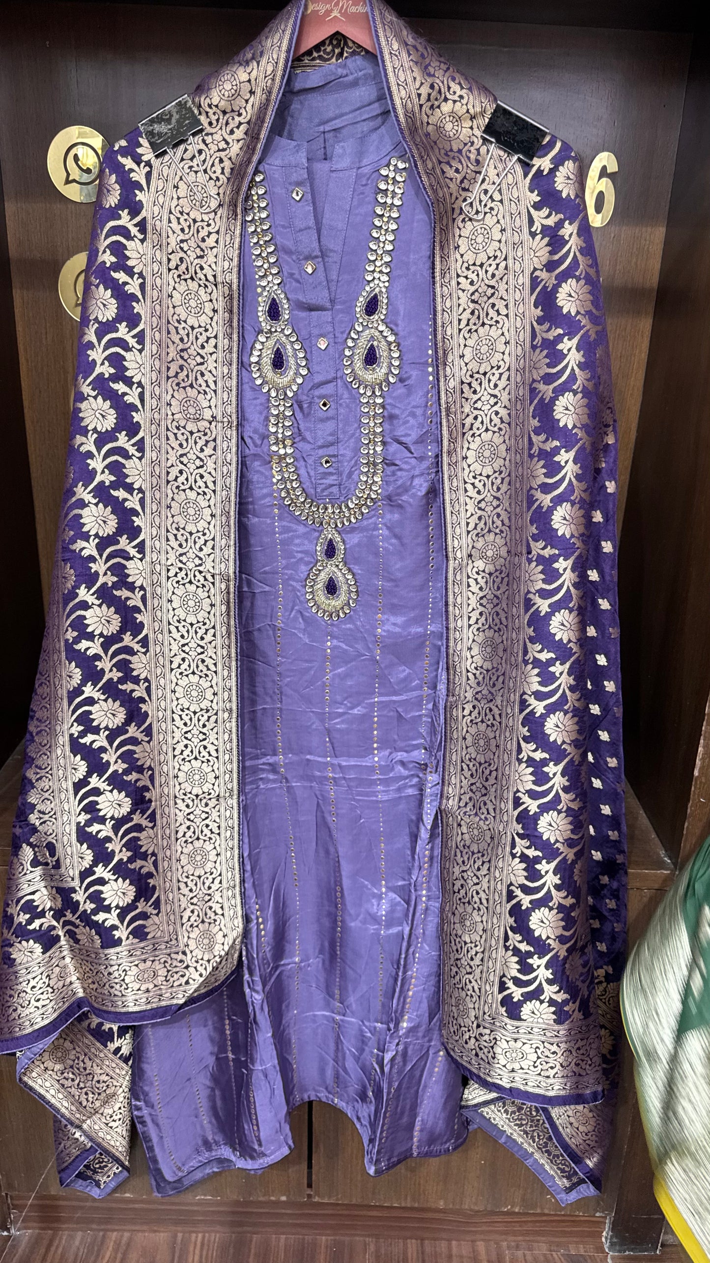 Zevaya (Cotton Silk Unstitch Suit)