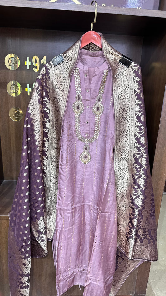 Zevaya (Cotton Silk Unstitch Suit)