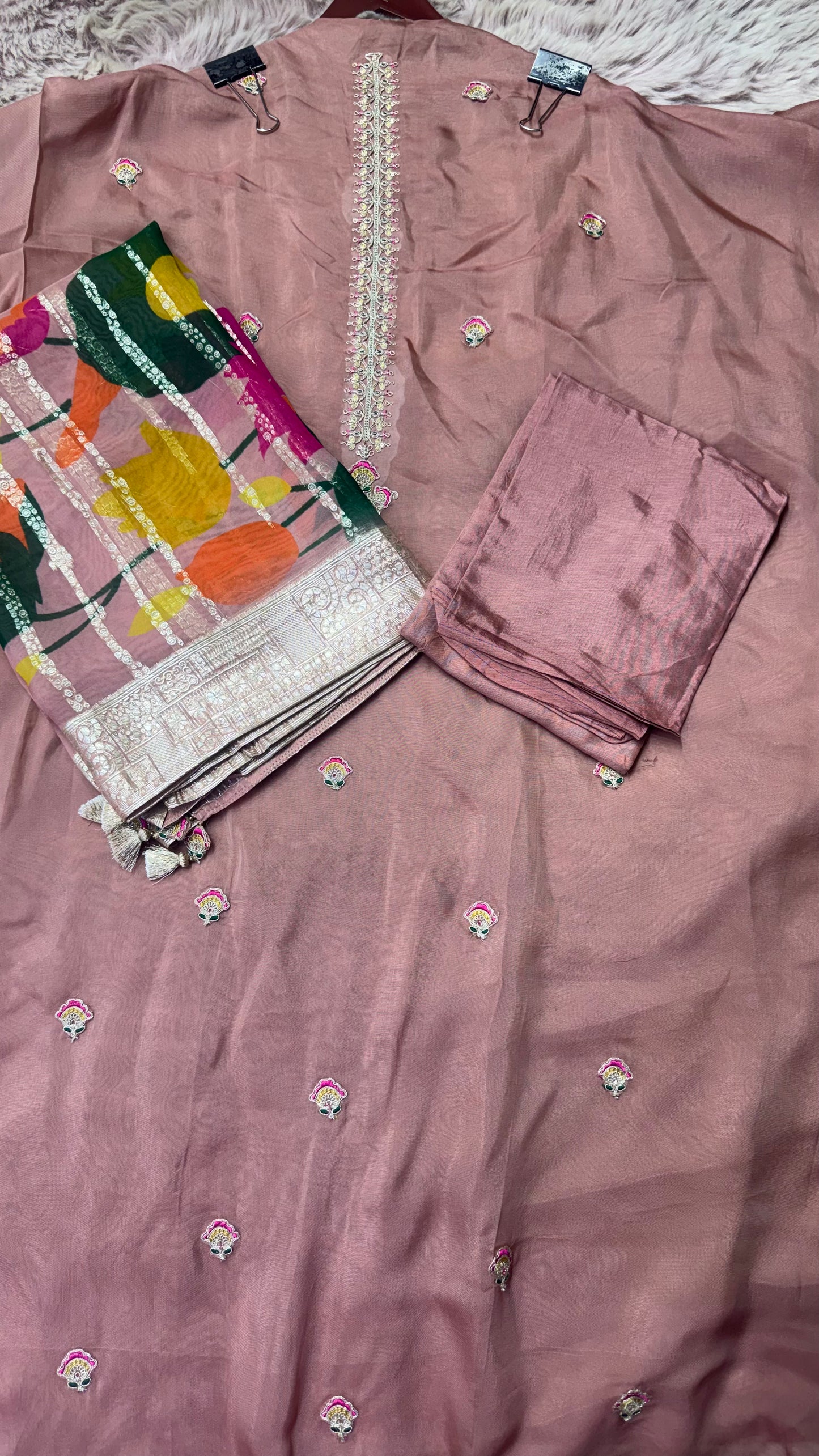 Rida Organza Tissue (Unstitch Suit)