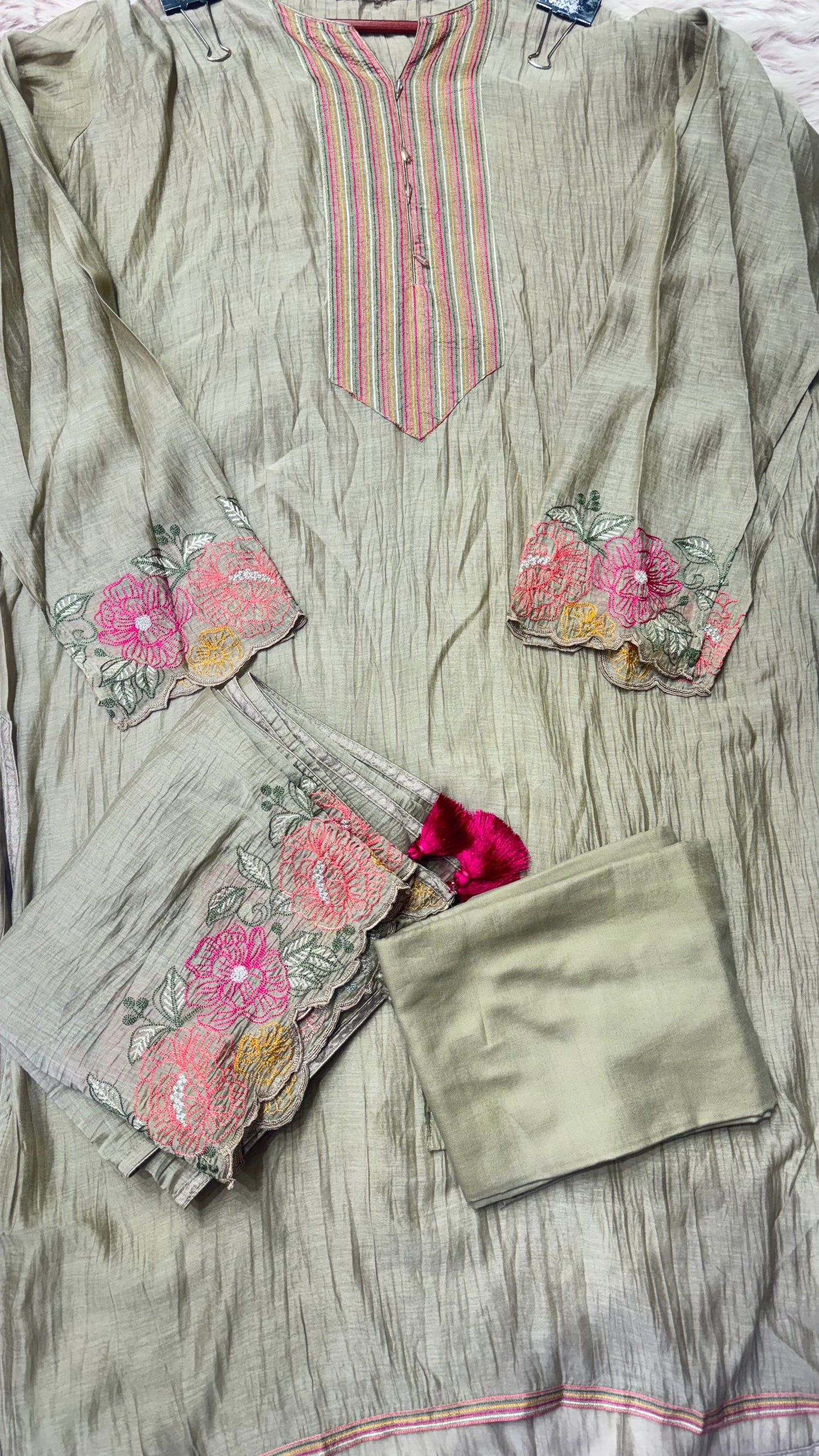 Cotton Crush Fabric (Unstitch Suit)