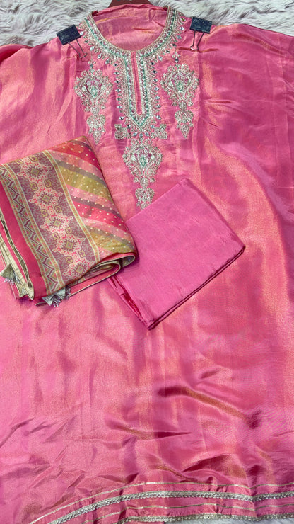 Isha Shimmer Tissue (Unstitch Suit)