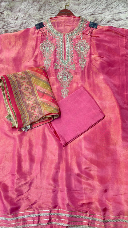 Isha Shimmer Tissue (Unstitch Suit)