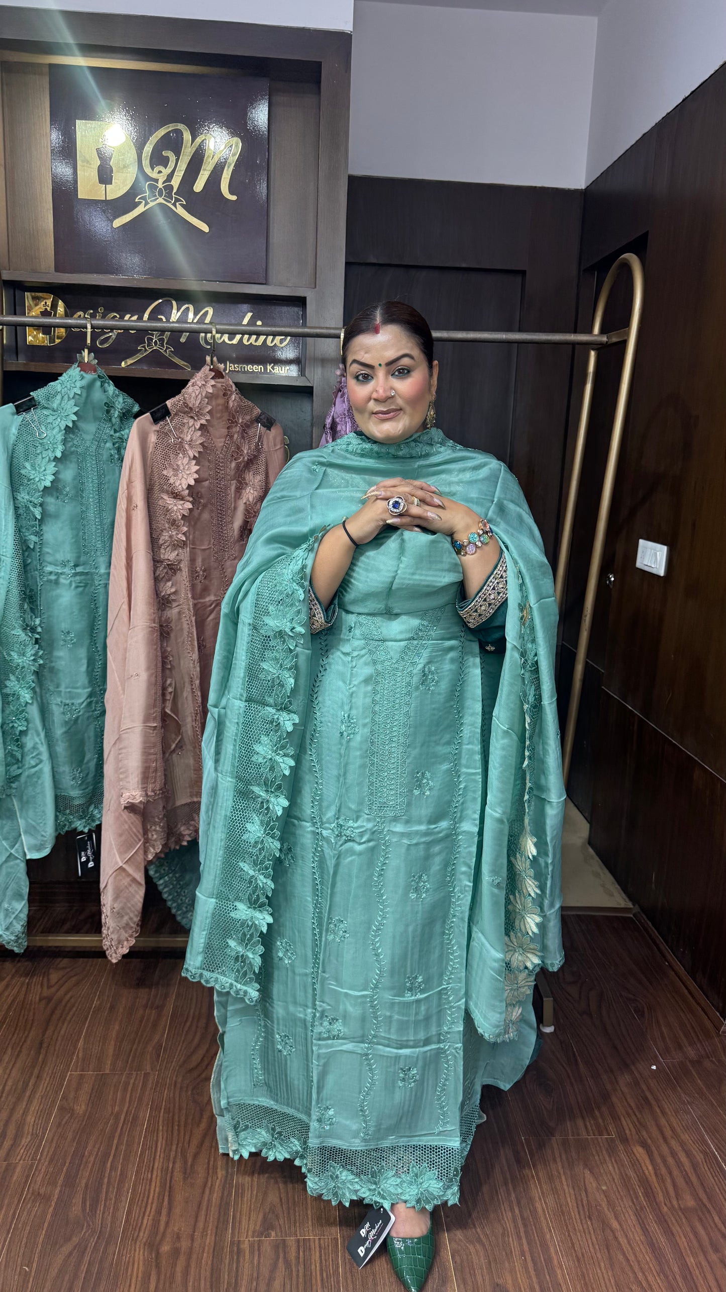 Shreshta Glass Tissue (Unstitch Suit)