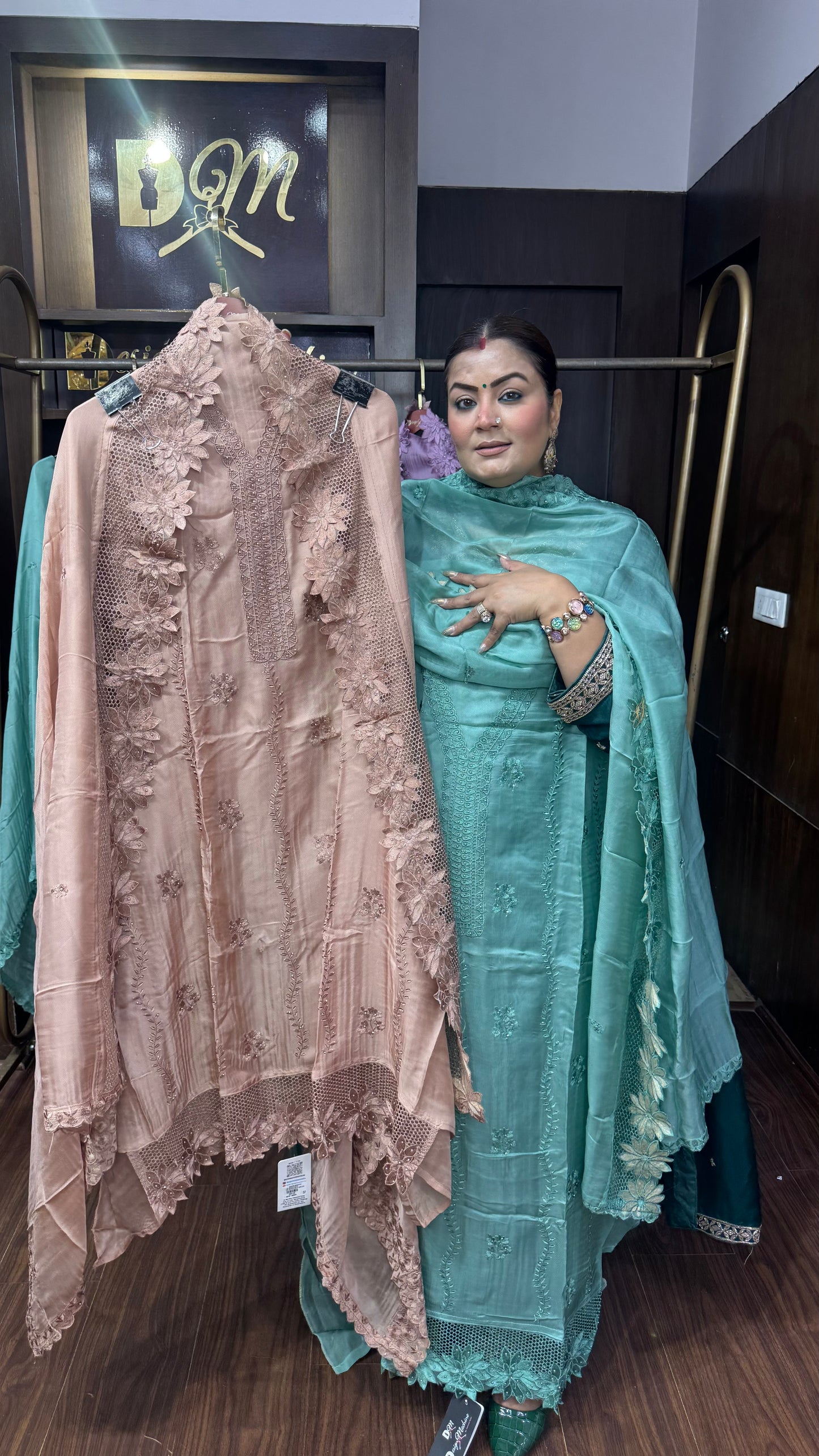 Shreshta Glass Tissue (Unstitch Suit)