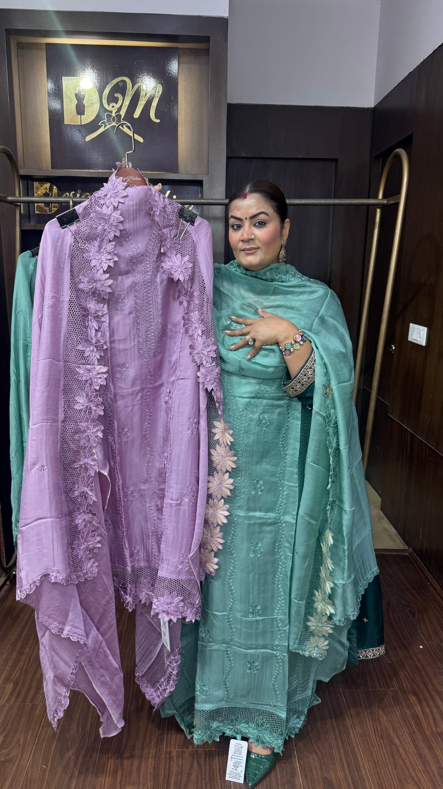 Shreshta Glass Tissue (Unstitch Suit)