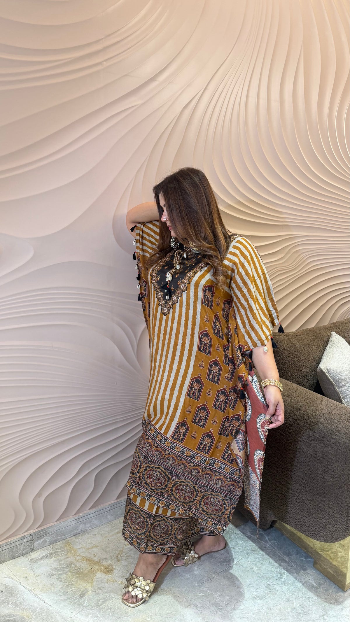Masleen Cotton (Kaftan Cordset)