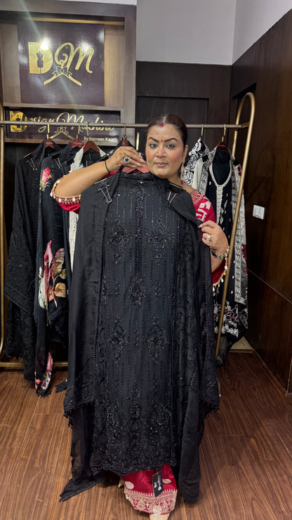 Pure Crepe Unstitched Suit