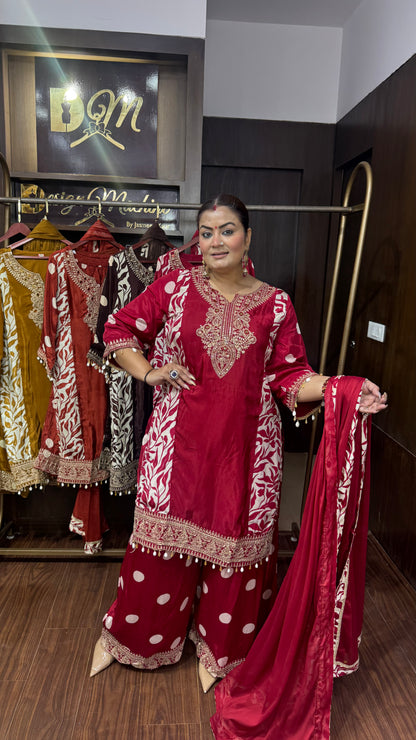 Rishika (Pure Crepe Suit)
