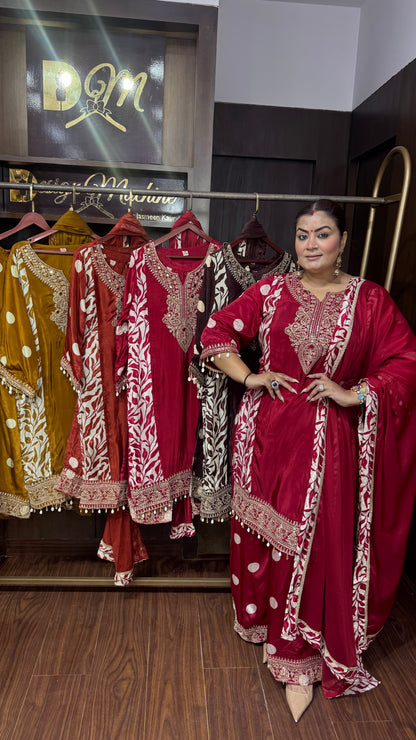 Rishika (Pure Crepe Suit)