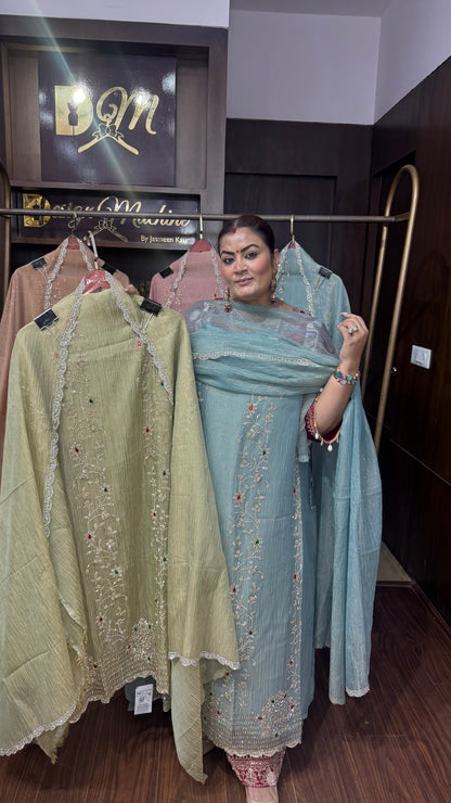 Kiran Glass Tissue (Unstitch Suit)