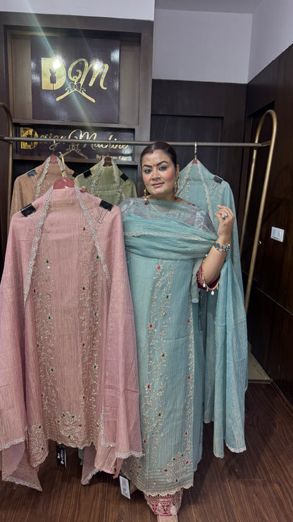 Kiran Glass Tissue (Unstitch Suit)