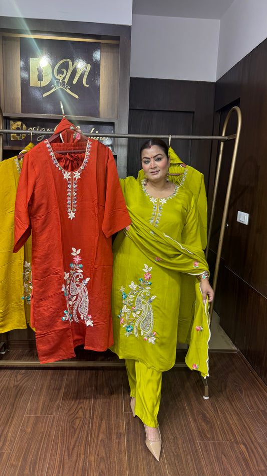 Kiran Cotton Fabric Suit