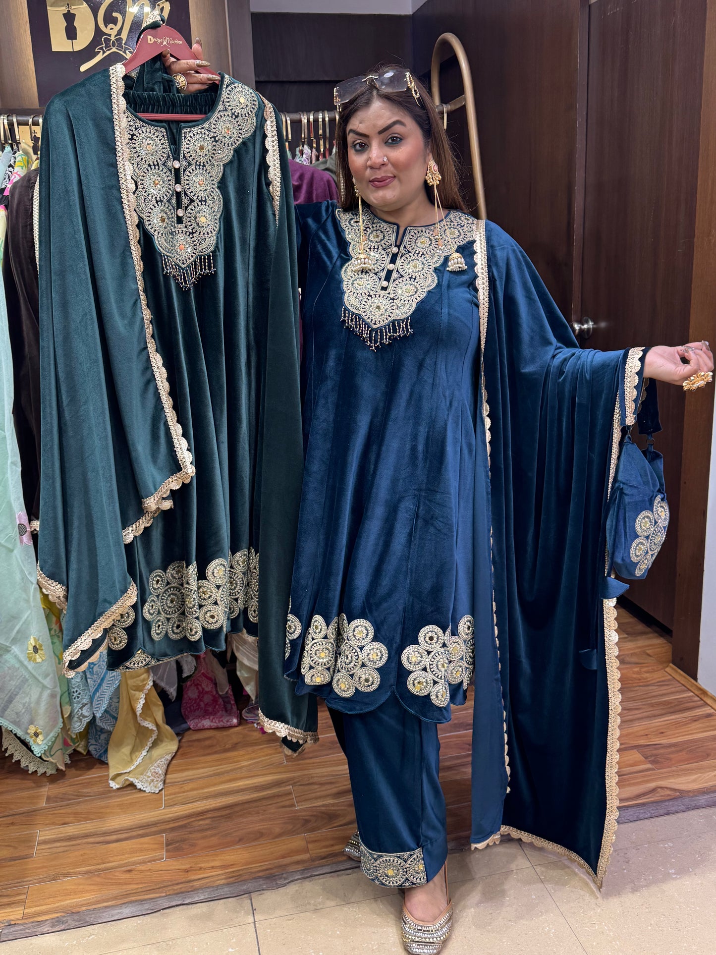Meherban Velvet Anarkali