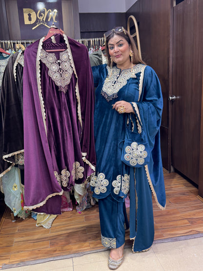 Meherban Velvet Anarkali