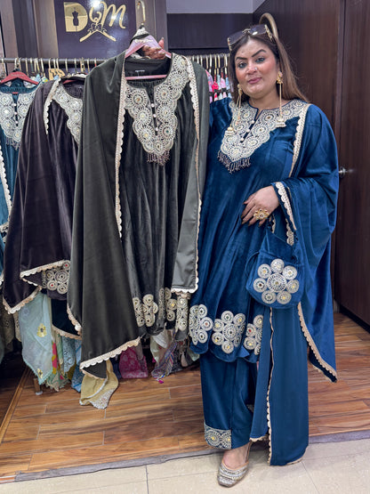 Meherban Velvet Anarkali