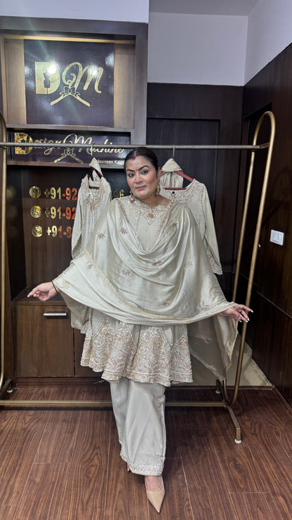 Kiara Pure Chinnon (Anarkali Suit)