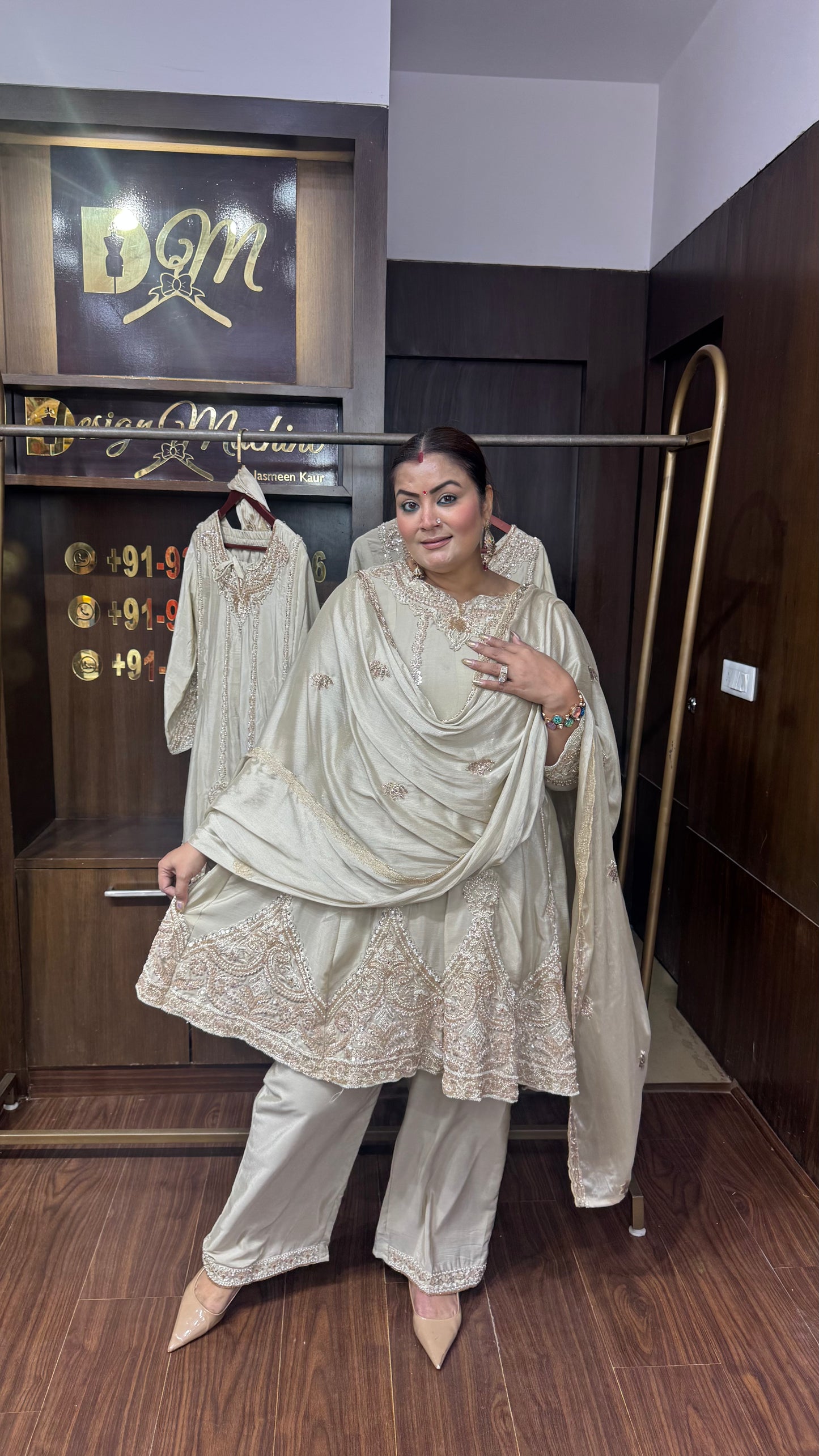 Kiara Pure Chinnon (Anarkali Suit)