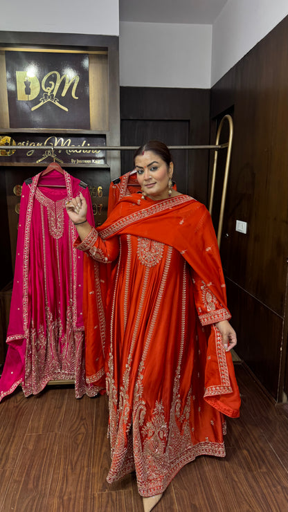 Radhika Pure Chinnon (Anarkali Suit)