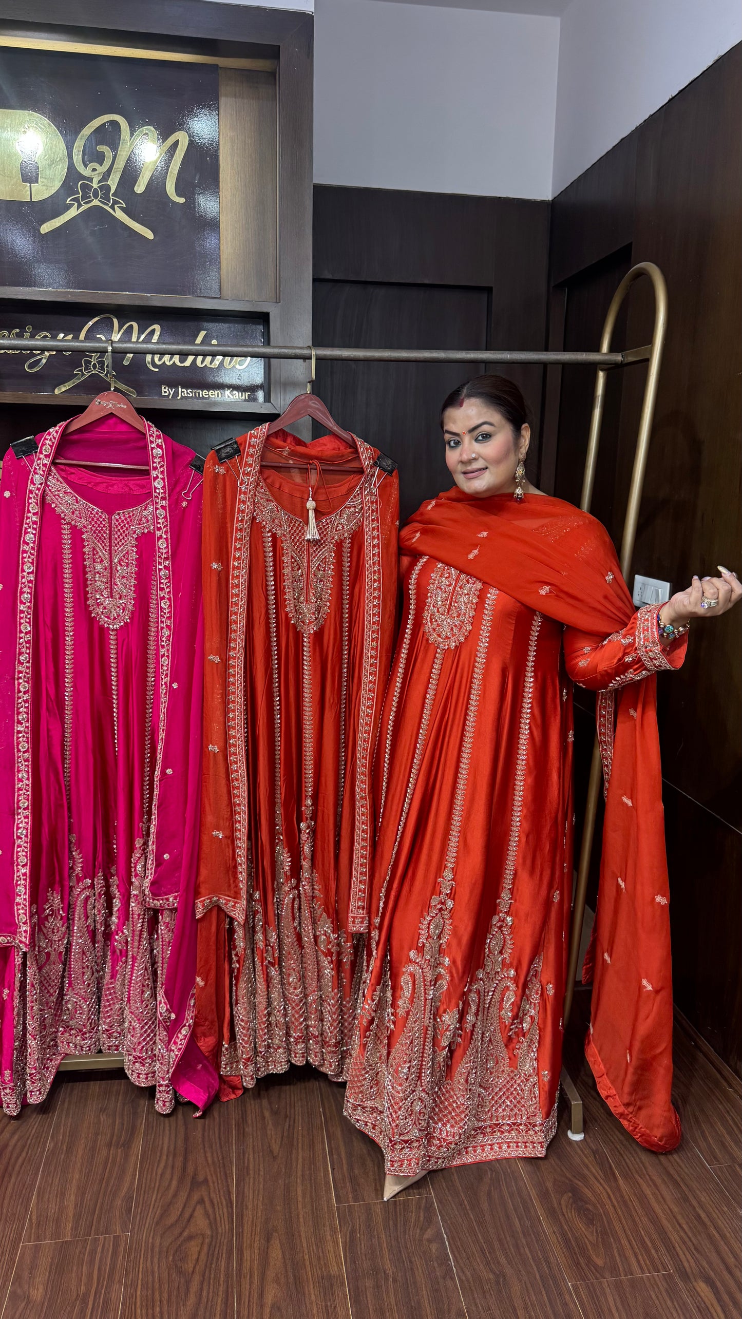 Radhika Pure Chinnon (Anarkali Suit)