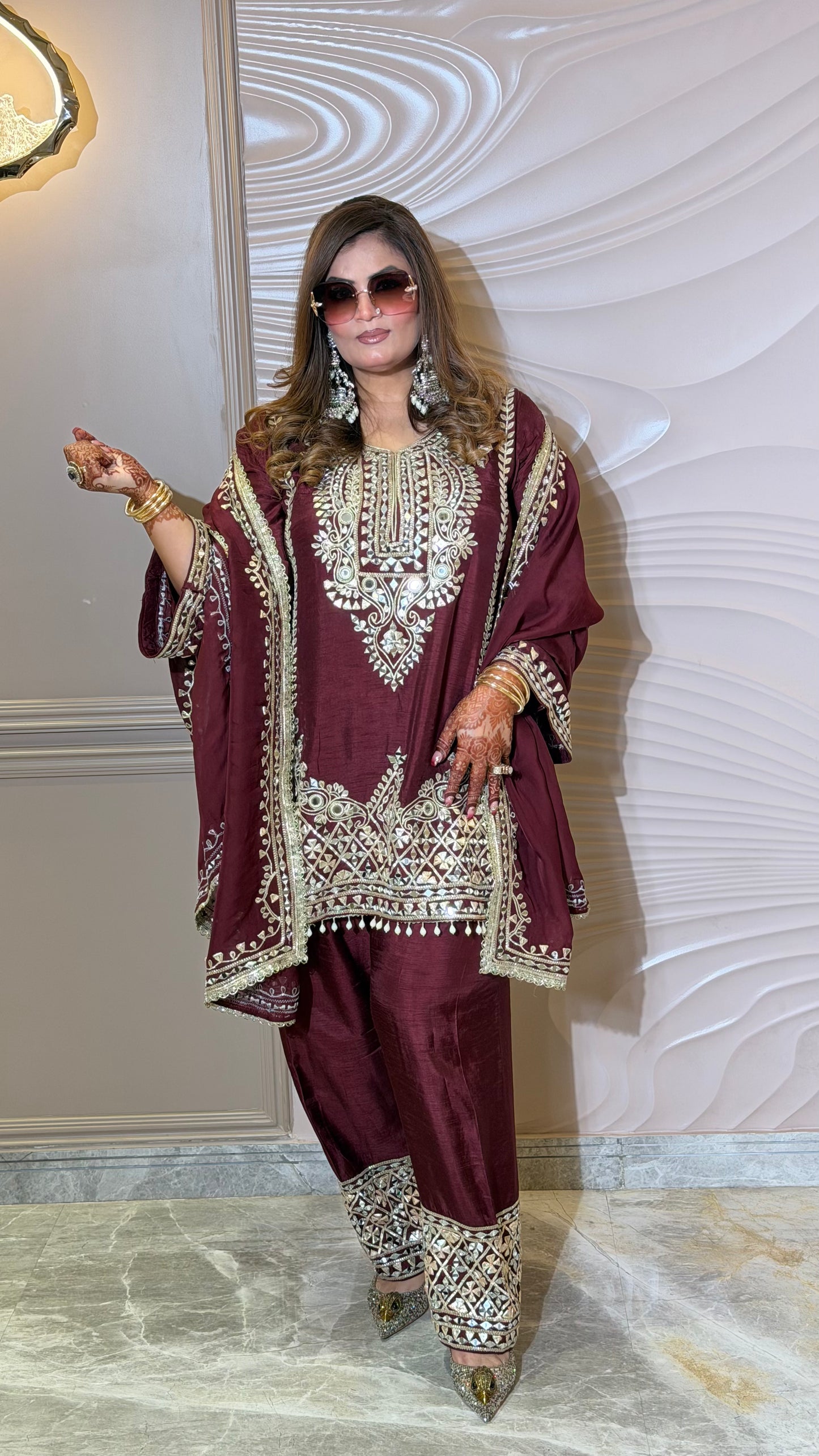 Zareen Pure Raw Silk Farshi Salwar Suit