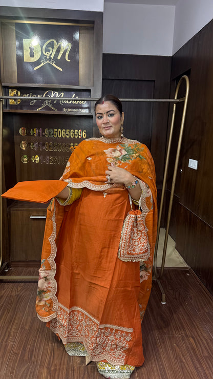 Riya Mal Chanderi (Unstitch Suit)