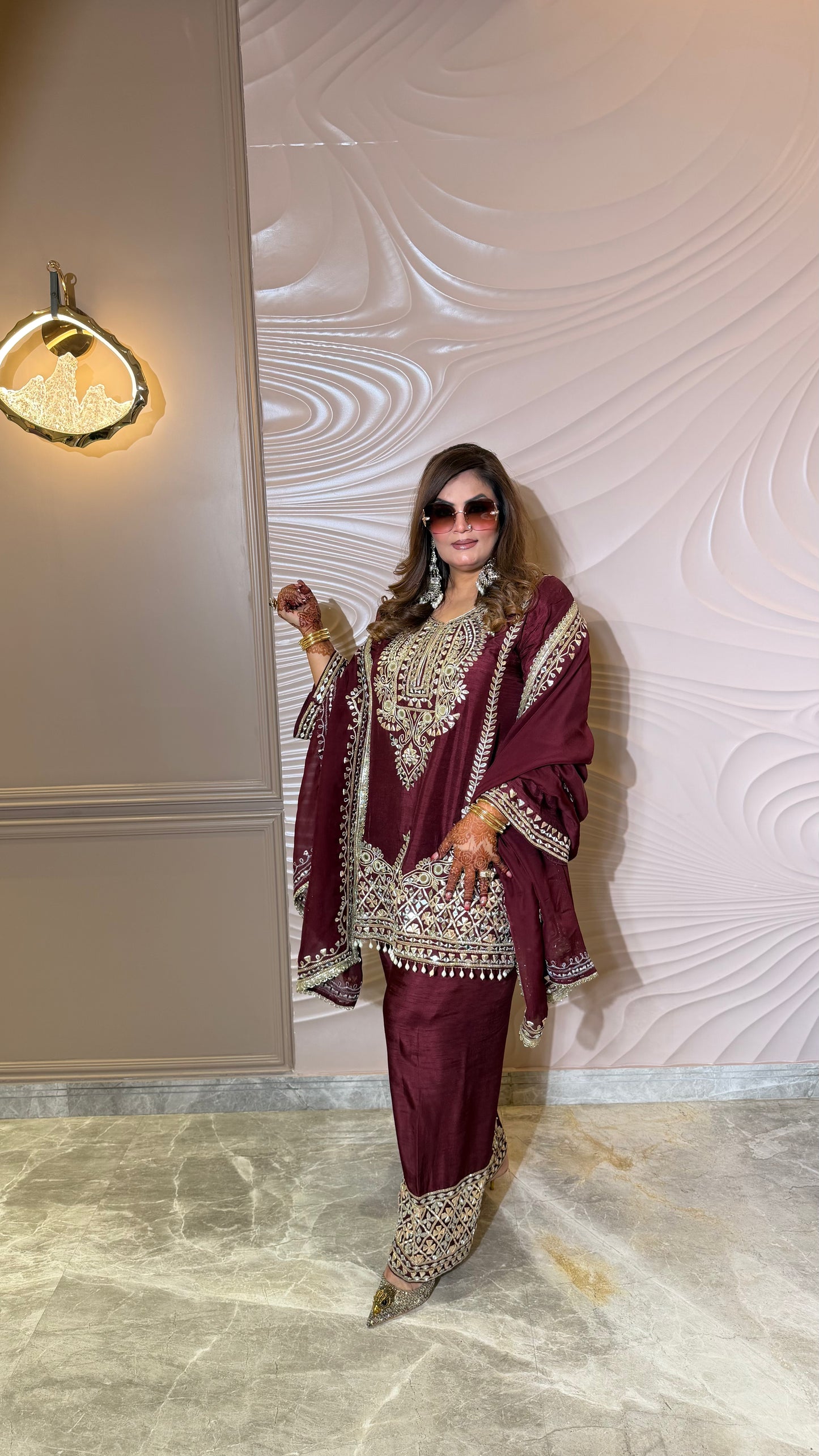 Zareen Pure Raw Silk Farshi Salwar Suit