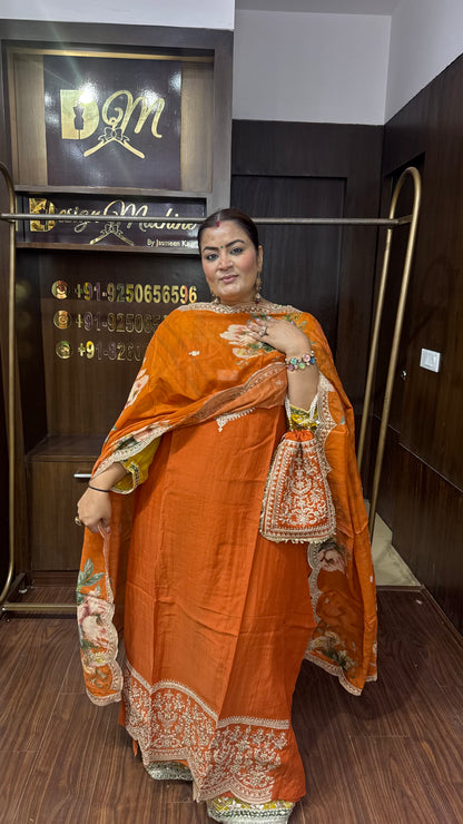 Riya Mal Chanderi (Unstitch Suit)