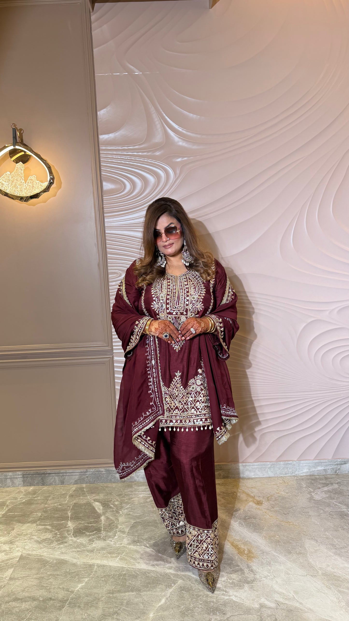 Zareen Pure Raw Silk Farshi Salwar Suit