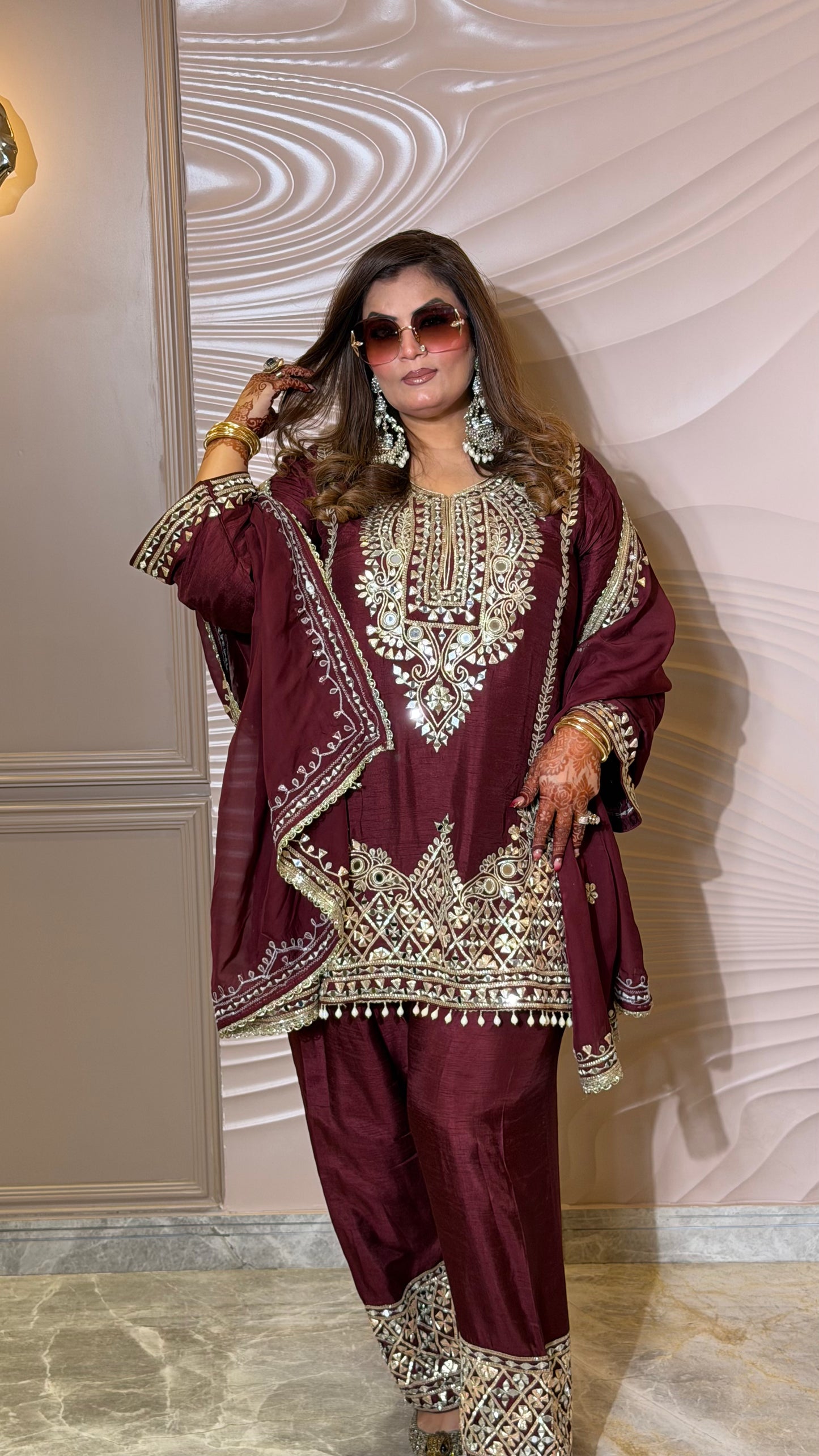 Zareen Pure Raw Silk Farshi Salwar Suit