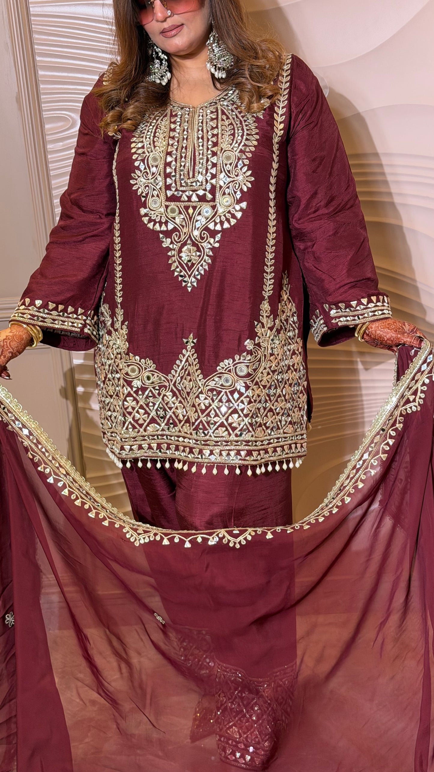 Zareen Pure Raw Silk Farshi Salwar Suit