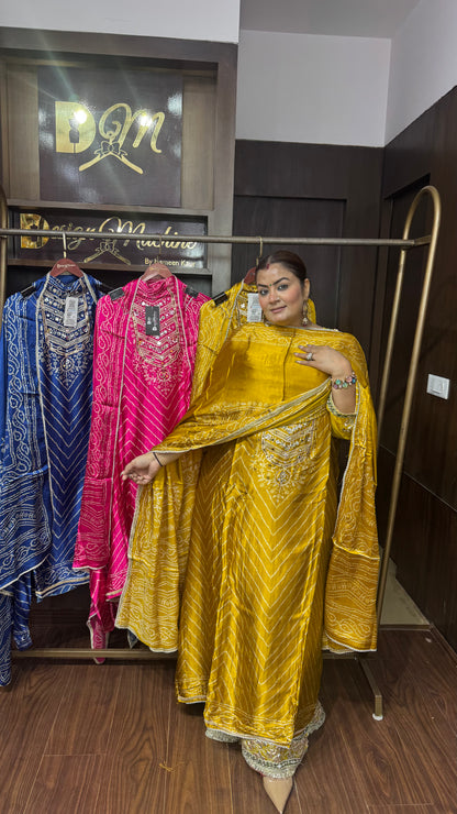 Krisha (Gajji Silk Unstitch Suit)