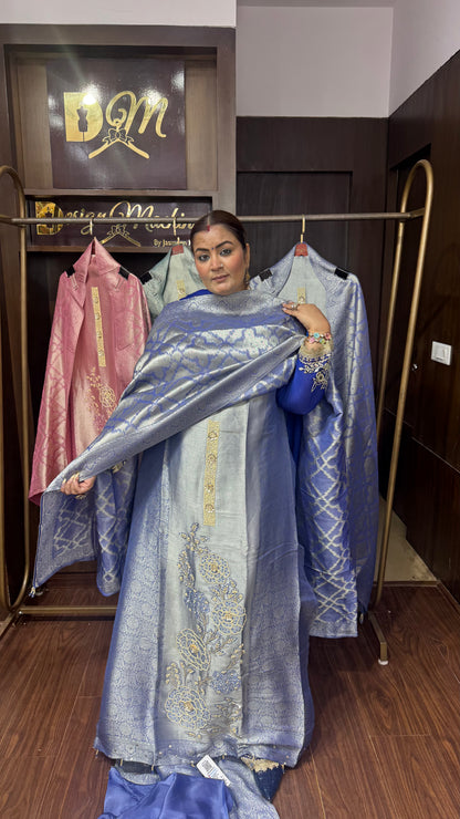 Banarasi Unstitch Suit