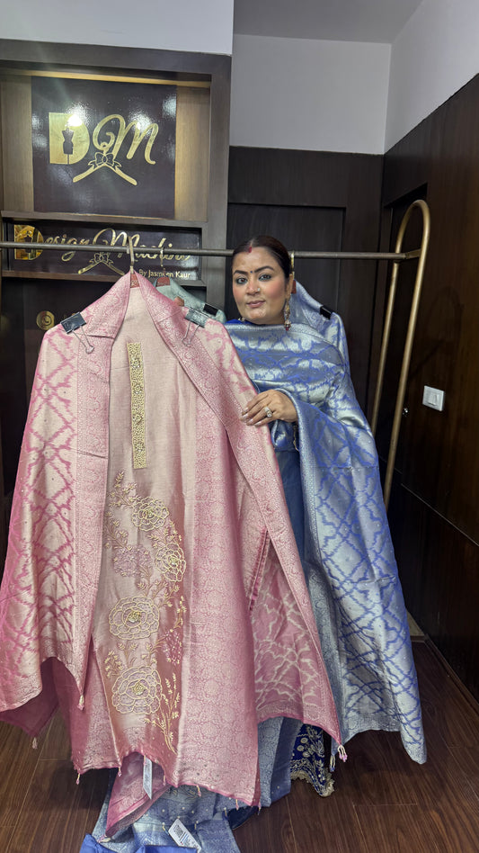 Banarasi Unstitch Suit