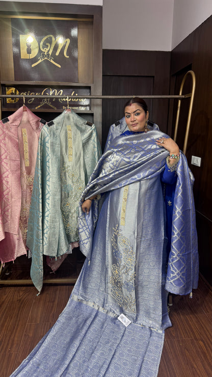 Banarasi Unstitch Suit