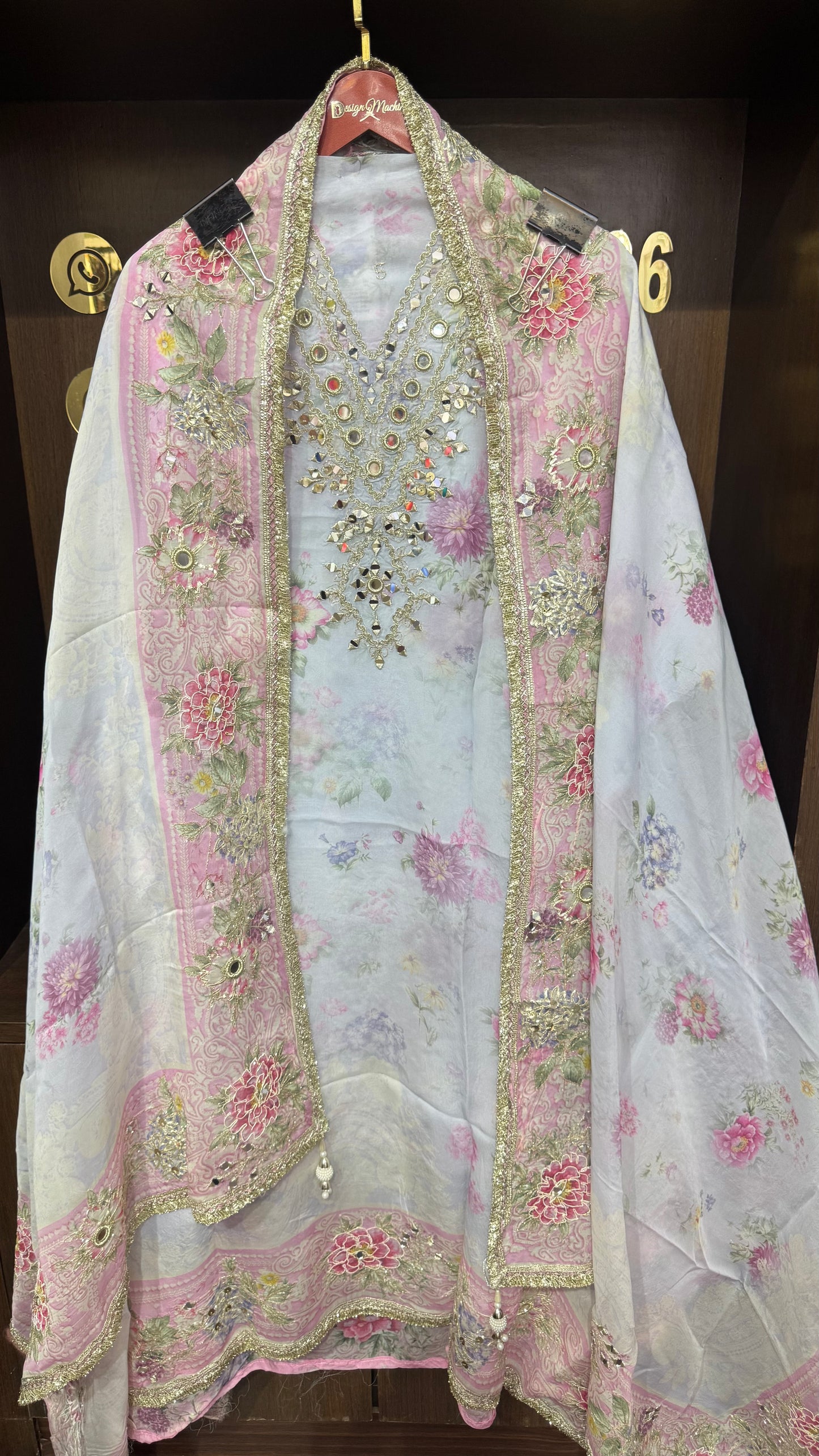 Beautiful Organza Tissue (Unstitch Suit)