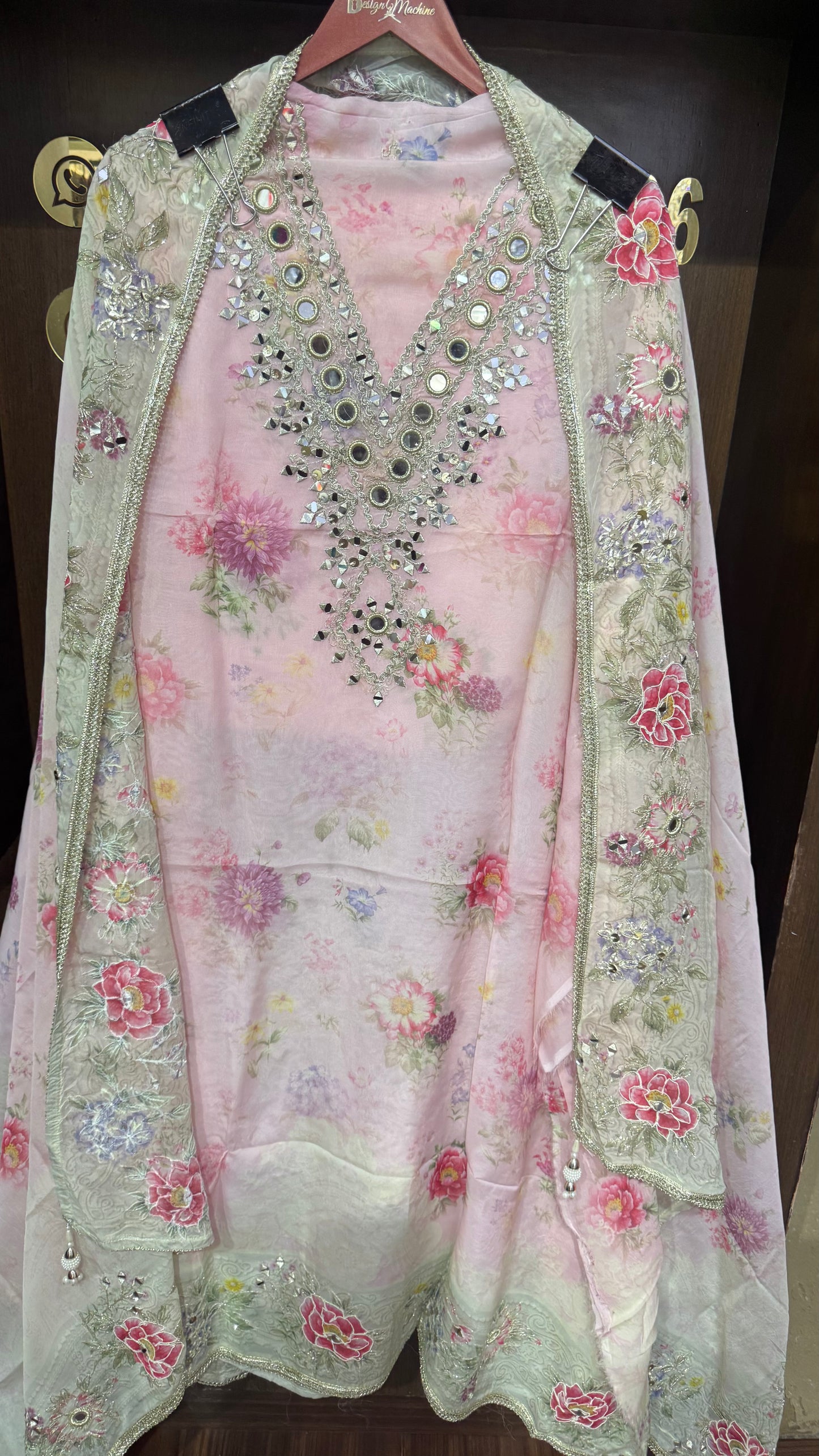 Beautiful Organza Tissue (Unstitch Suit)