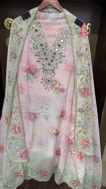 Beautiful Organza Tissue (Unstitch Suit)