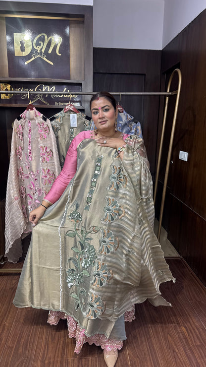 Rida (Pure Ziraf Unstitch Suit)
