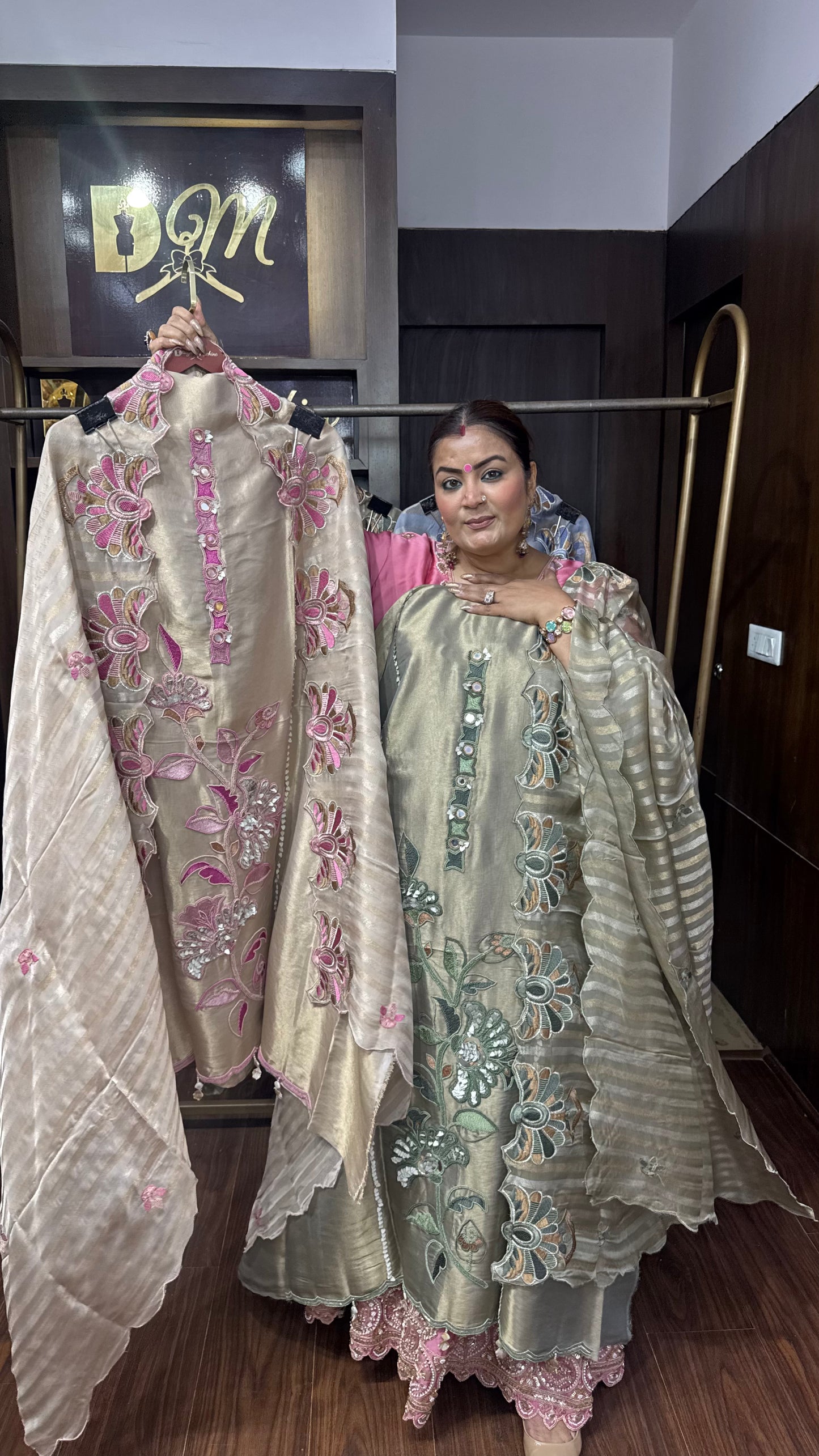 Rida (Pure Ziraf Unstitch Suit)