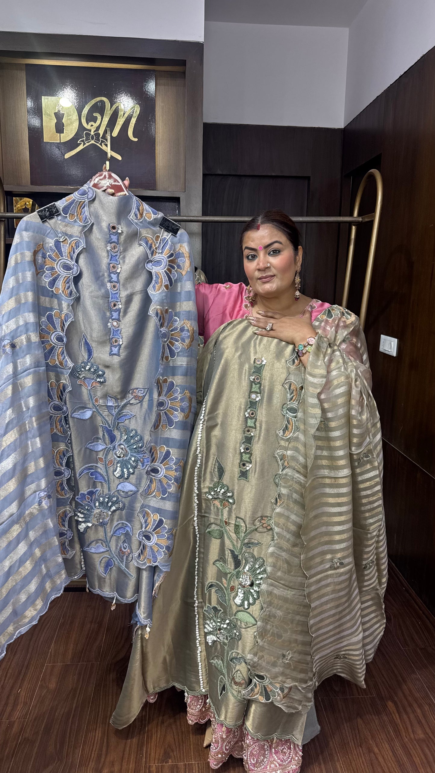 Rida (Pure Ziraf Unstitch Suit)