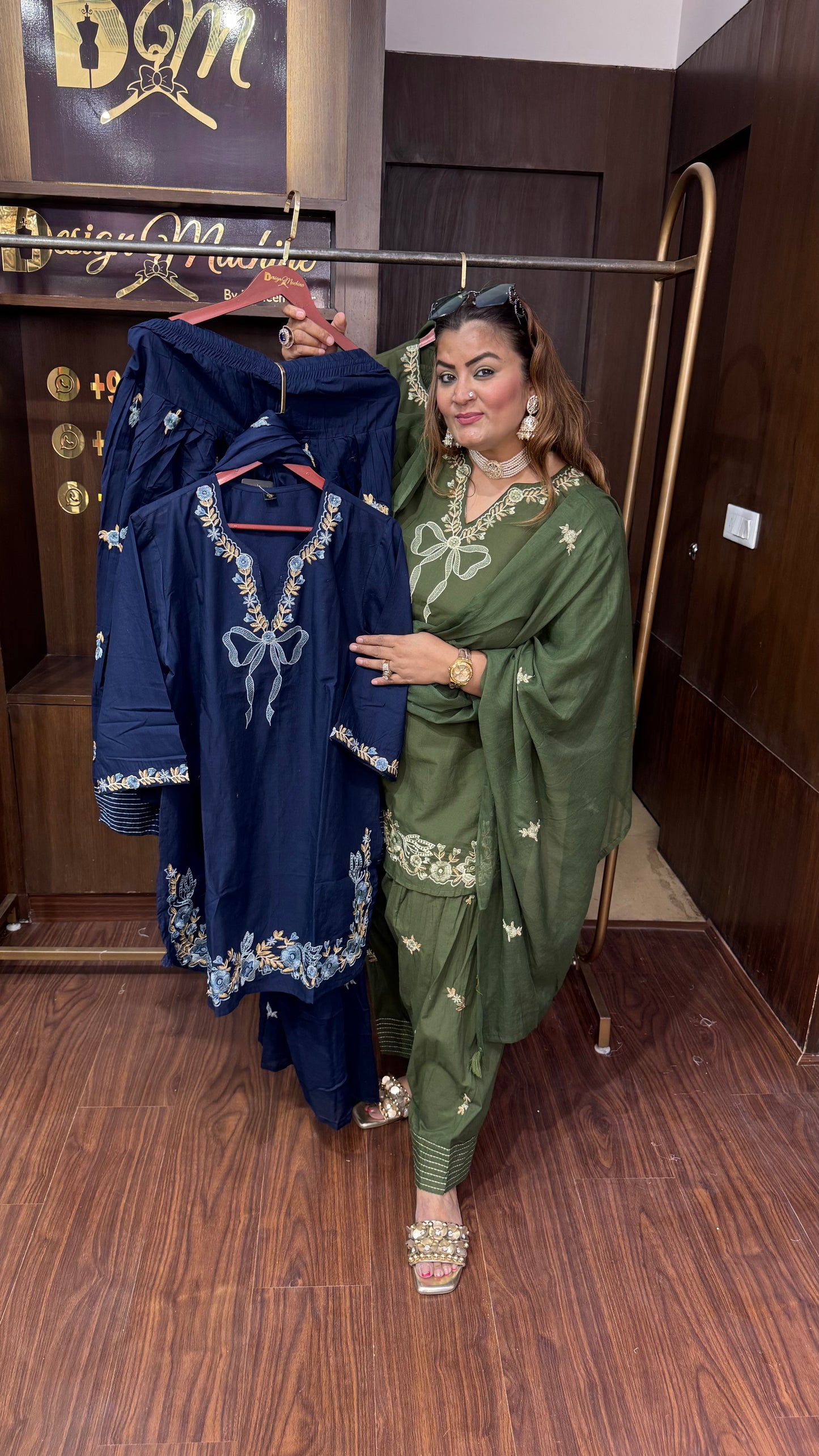 Zaviera (Cotton Farshi Salwar Suit)
