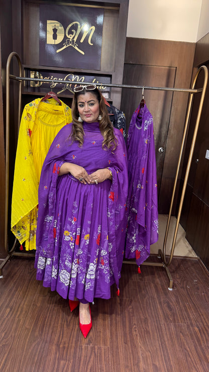 Velmira (Cotton Anarkali)